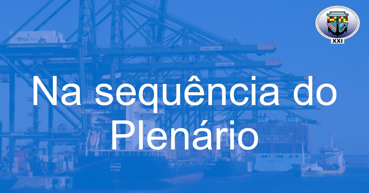 Na sequência do Plenário
