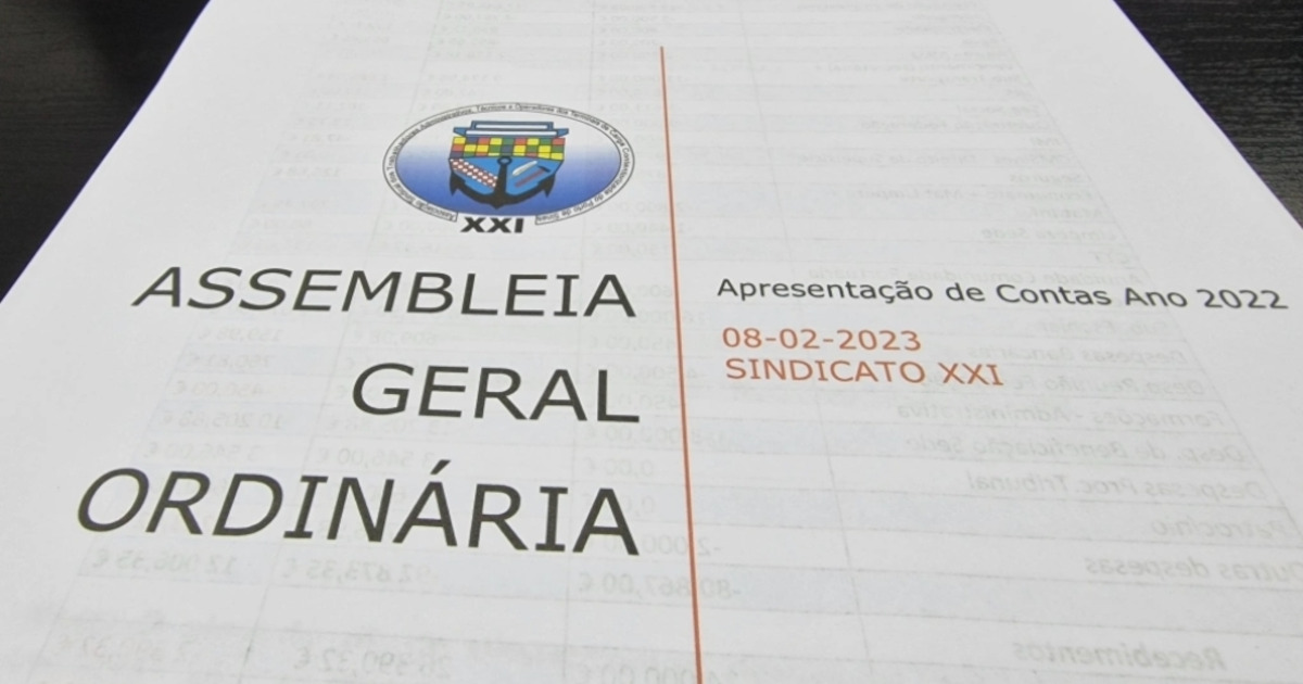 Resultados da Assembleia Geral Ordinária